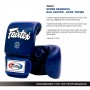 Fairtex TGO3 Снарядные Перчатки Тайский Бокс Открытый Большой Палец Синие